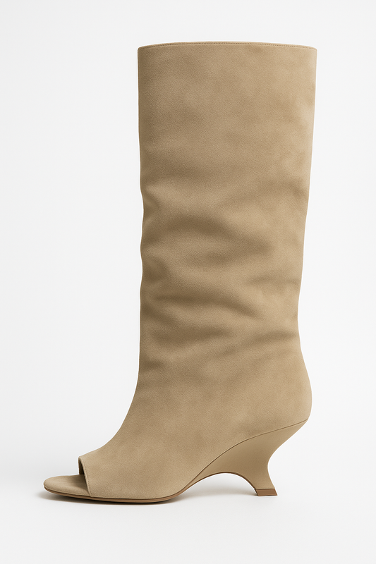 Marceline | Women’s Knee-High Wedge Boots