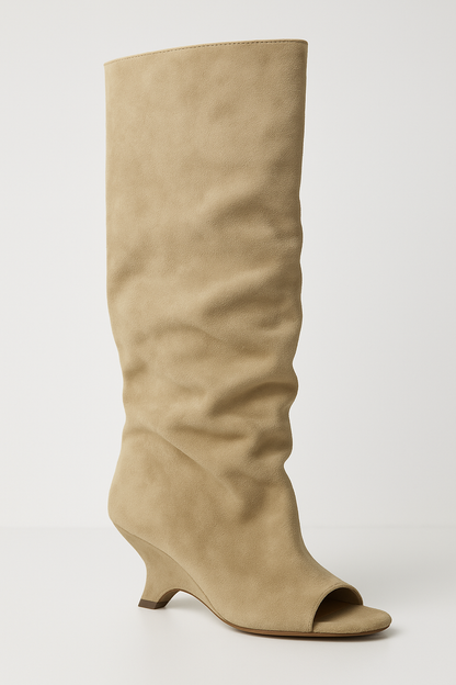 Marceline | Women’s Knee-High Wedge Boots