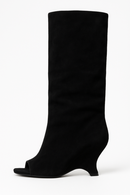 Marceline | Women’s Knee-High Wedge Boots