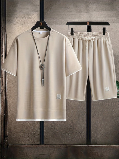 Orvan | Men’s Waffle-Knit Two-Piece Lounge Set