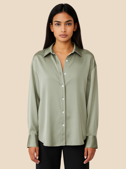 Sydney | Women’s Silk Long-Sleeve Blouse