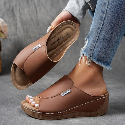 Amy | Women’s Slip-On Wedge Sandals