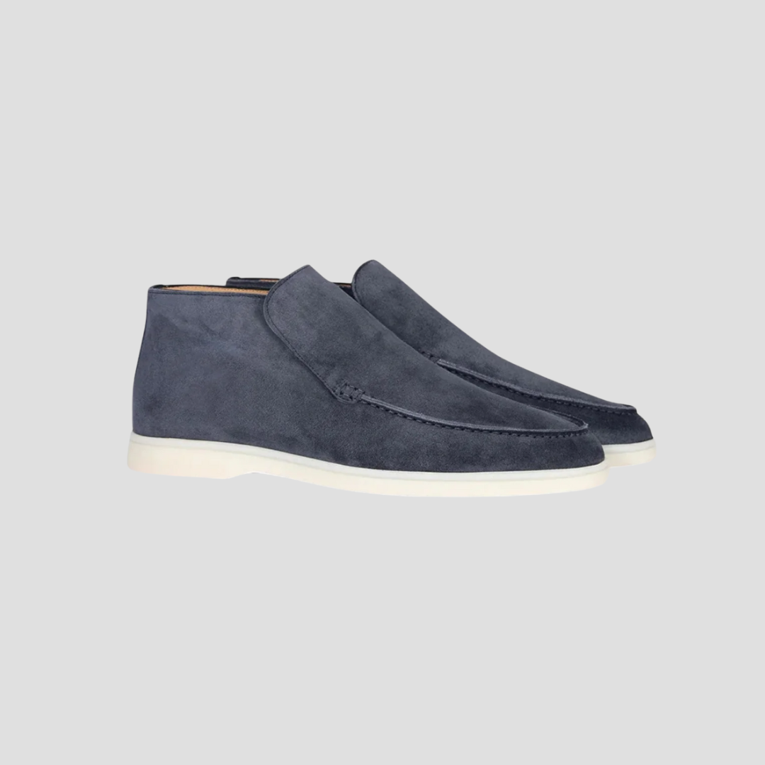Calverne | Men’s Suede Ankle Loafers