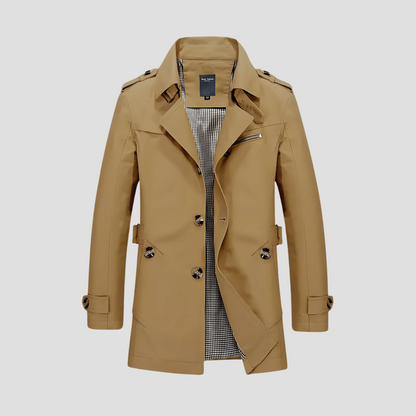 Harrowen | Men’s Classic Cotton Trench Coat