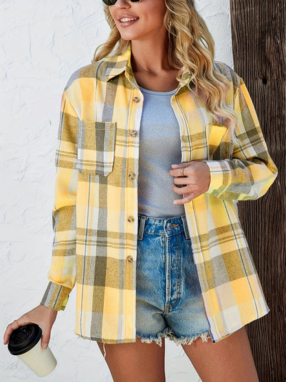 Daphne | Women’s Soft Plaid Layering Shirt