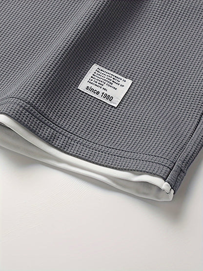 Orvan | Men’s Waffle-Knit Two-Piece Lounge Set