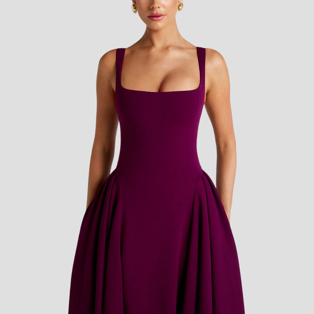 Ardeline | Women’s Elegant Pleated Midi Dress