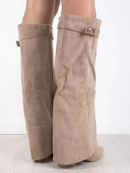 Nyla | Women’s Knee High Flared Boots