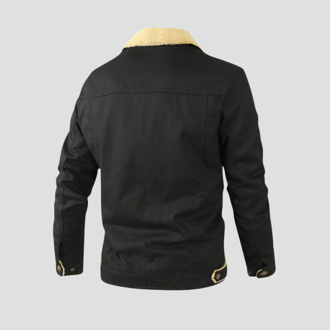 Corvainne | Men’s Sherpa-Lined Bomber Jacket