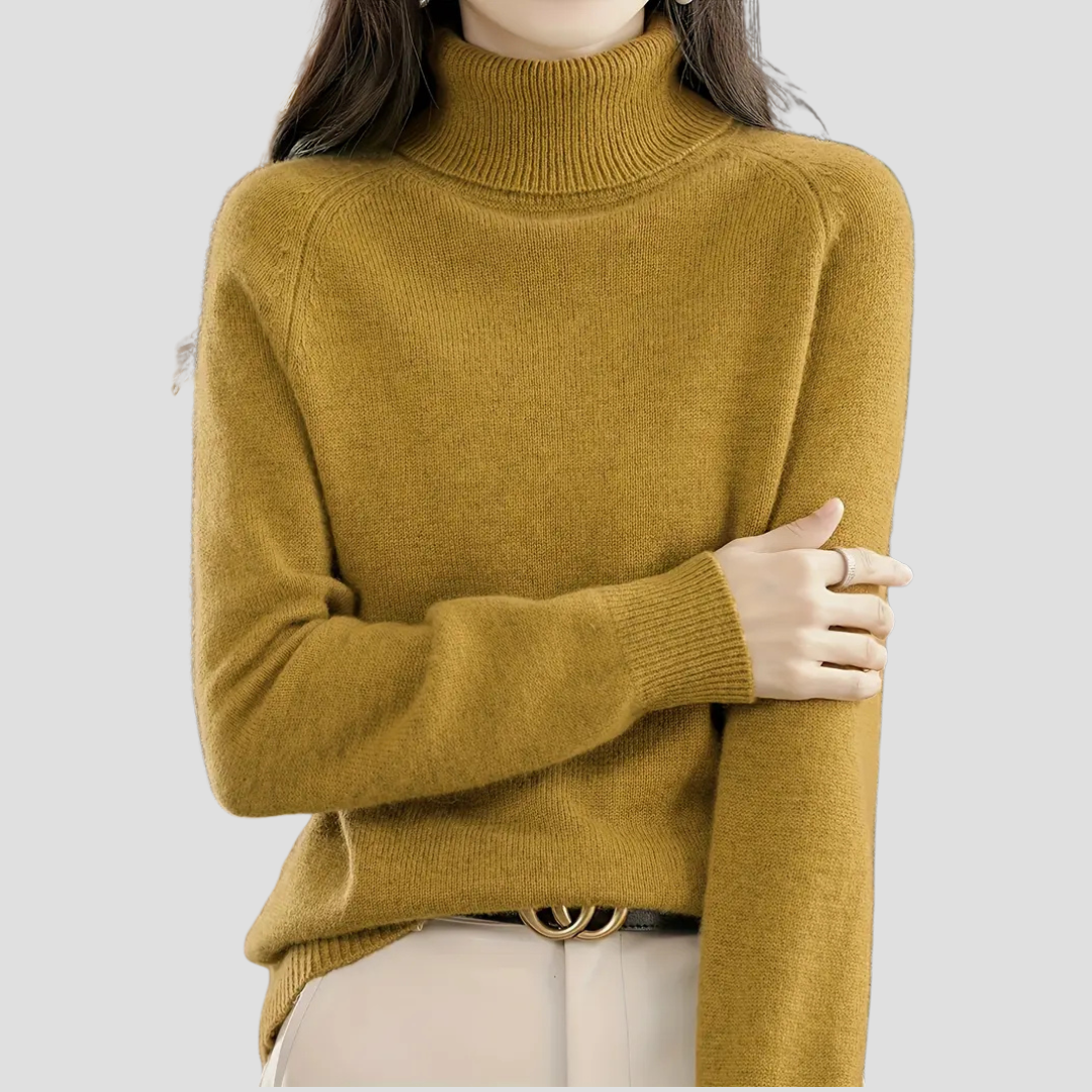 Alverin | Women’s Turtleneck Knit Sweater