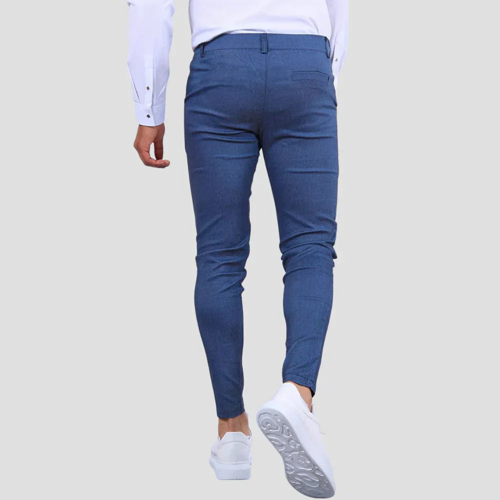 Loxley | Men’s Slim-Fit Cotton Chino Trousers