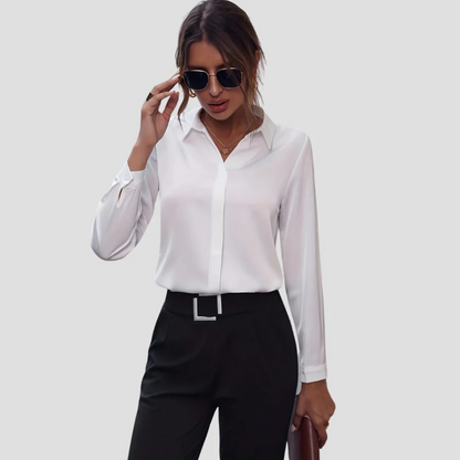 Marceleine | Women’s Lightweight Shirt Blouse