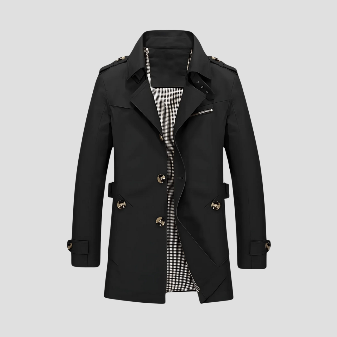 Harrowen | Men’s Classic Cotton Trench Coat