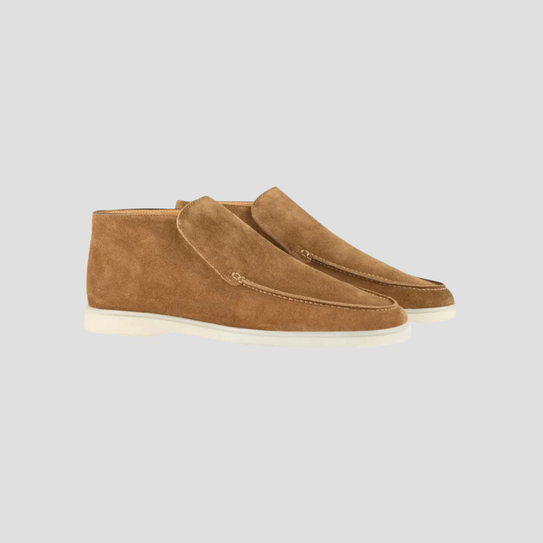 Calverne | Men’s Suede Ankle Loafers