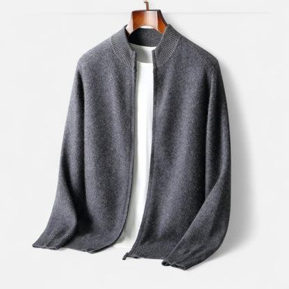 Ravender | Men’s Zipped Merino-Knit Sweater