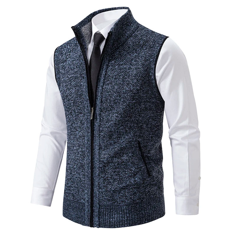 Zylen | Men’s Wool-Blend Knit Vest
