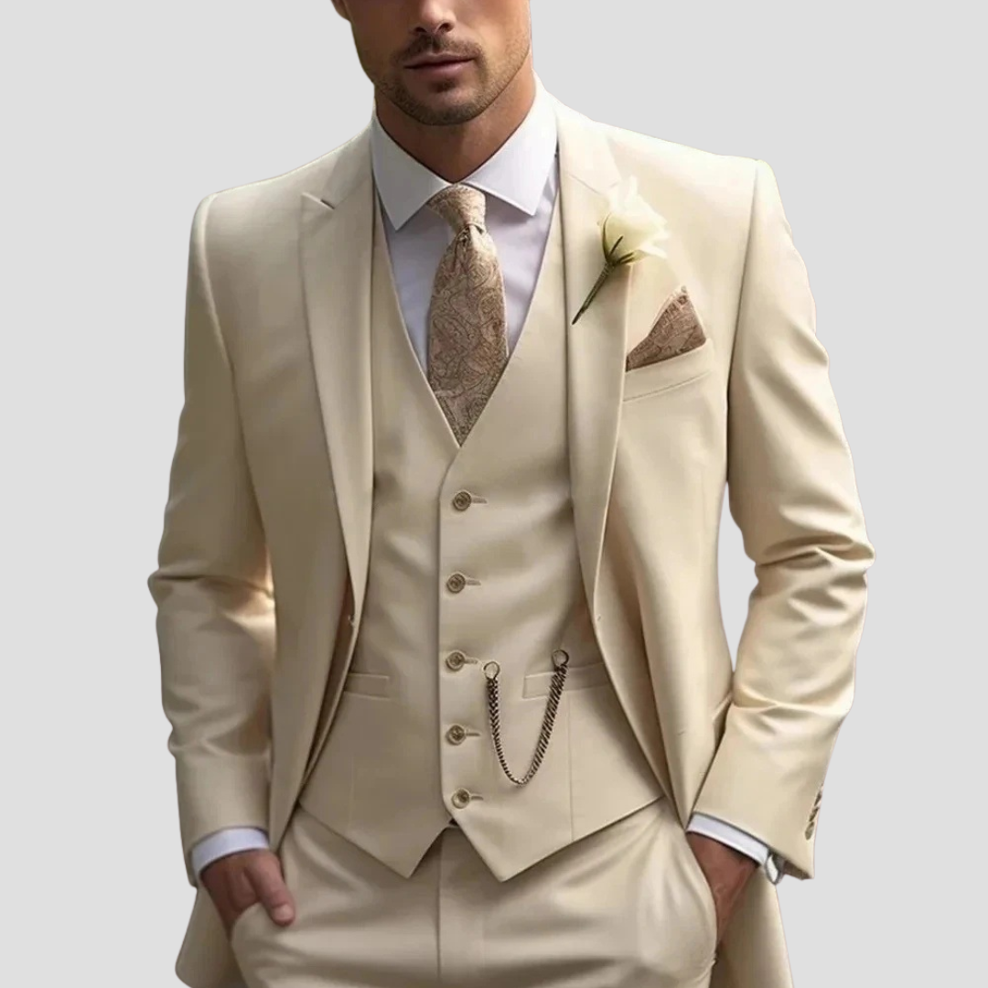 Arvain | Men’s Classic Three-Piece Suit