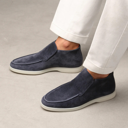 Calverne | Men’s Suede Ankle Loafers