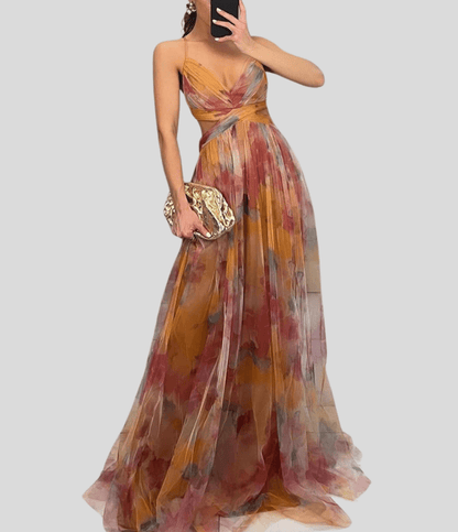 Isadora | Charming Floral Maxi Dress
