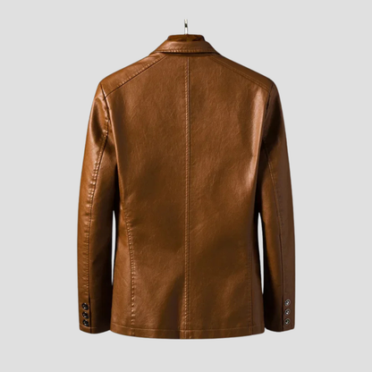 The Marclen | Men’s Leather Blazer Jacket