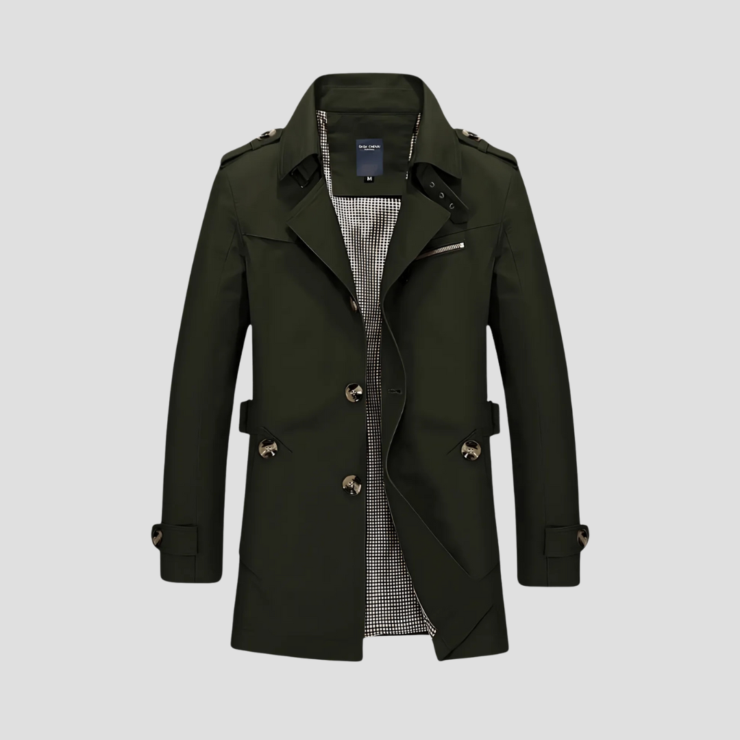 Harrowen | Men’s Classic Cotton Trench Coat