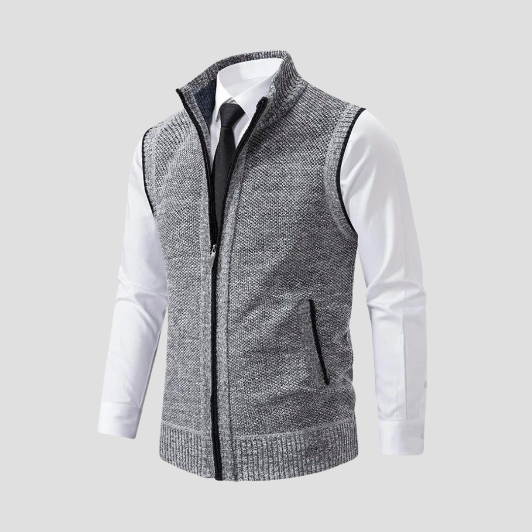 Rheodan | Men’s Knitted Zip Gilet