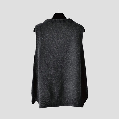 Marivane | Women’s Knitted V-Neck Jumper Vest