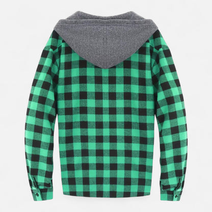 Ruxander | Men’s Button-Up Hooded Sweater