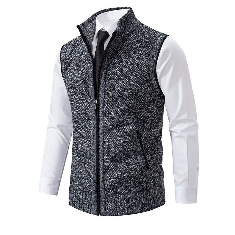 Zylen | Men’s Wool-Blend Knit Vest