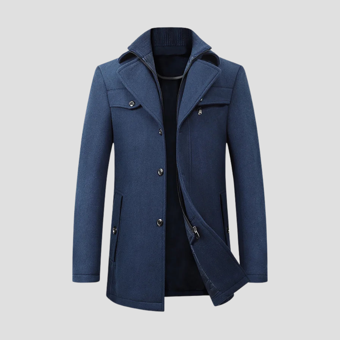 Falconridge | Men’s Mid-Length Wool Overcoat