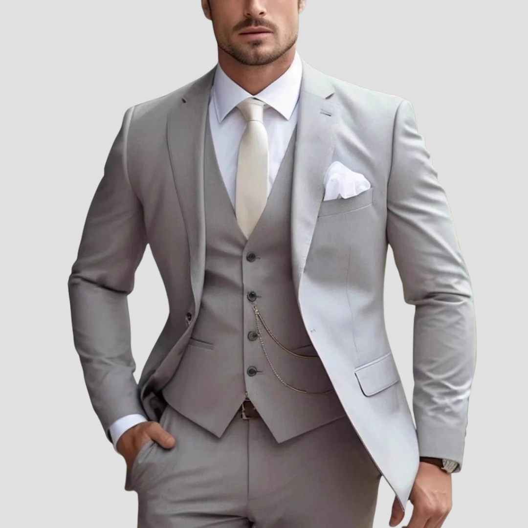 Arvain | Men’s Classic Three-Piece Suit