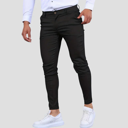Loxley | Men’s Slim-Fit Cotton Chino Trousers