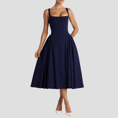 Ardeline | Women’s Elegant Pleated Midi Dress