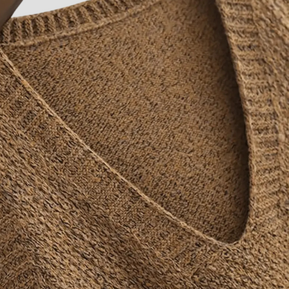 Marivane | Women’s Knitted V-Neck Jumper Vest