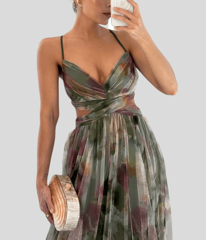 Isadora | Charming Floral Maxi Dress