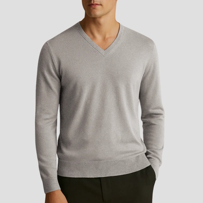 Caerlin | Men’s Pure Cashmere V-Neck Jumper