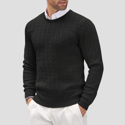 Branwell | Men’s Lightweight Cable Knit Jumper