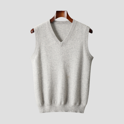 The Renmere | Men’s Cashmere-Wool Sleeveless Jumper
