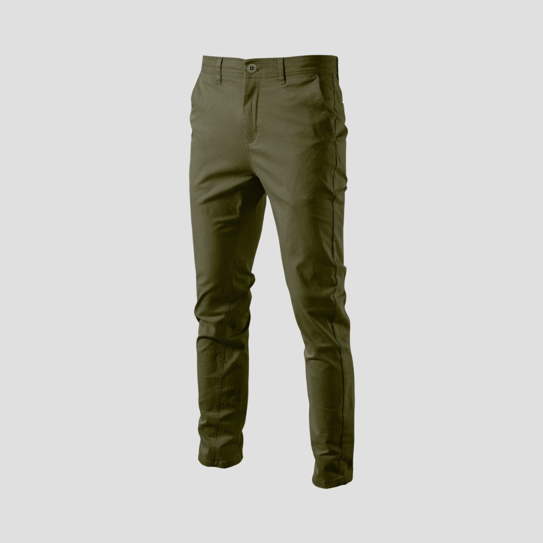 Roventis | Men’s Slim-Fit Chino Trousers