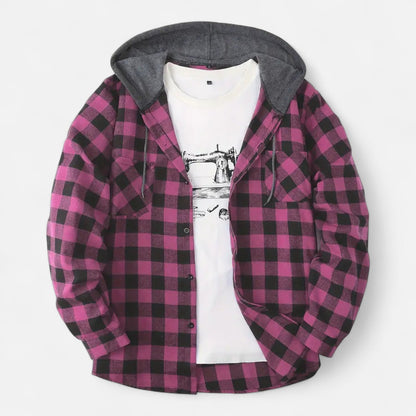 Ruxander | Men’s Button-Up Hooded Sweater