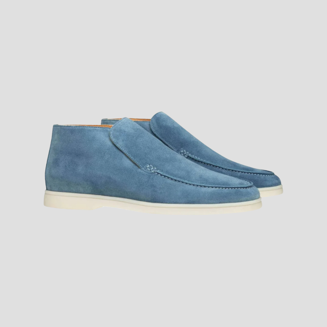 Calverne | Men’s Suede Ankle Loafers