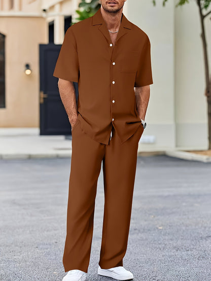 Orson | Men’s Suit-Inspired Short Sleeve Set