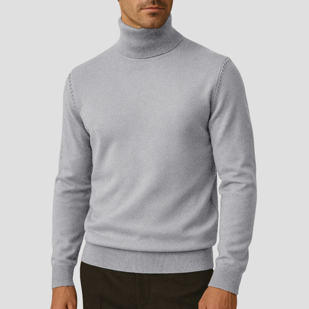Harlowe | Men’s Slim-Fit Turtleneck Knitted Jumper