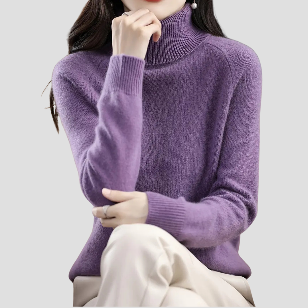 Alverin | Women’s Turtleneck Knit Sweater