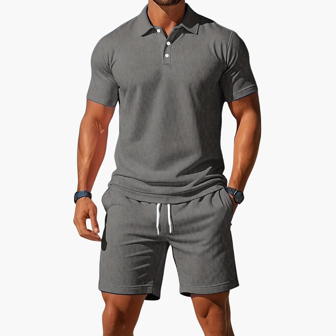 Timothy | Men’s Polo and Shorts Summer Set
