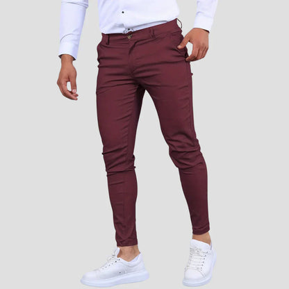 Loxley | Men’s Slim-Fit Cotton Chino Trousers