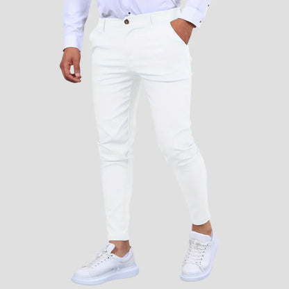 Loxley | Men’s Slim-Fit Cotton Chino Trousers