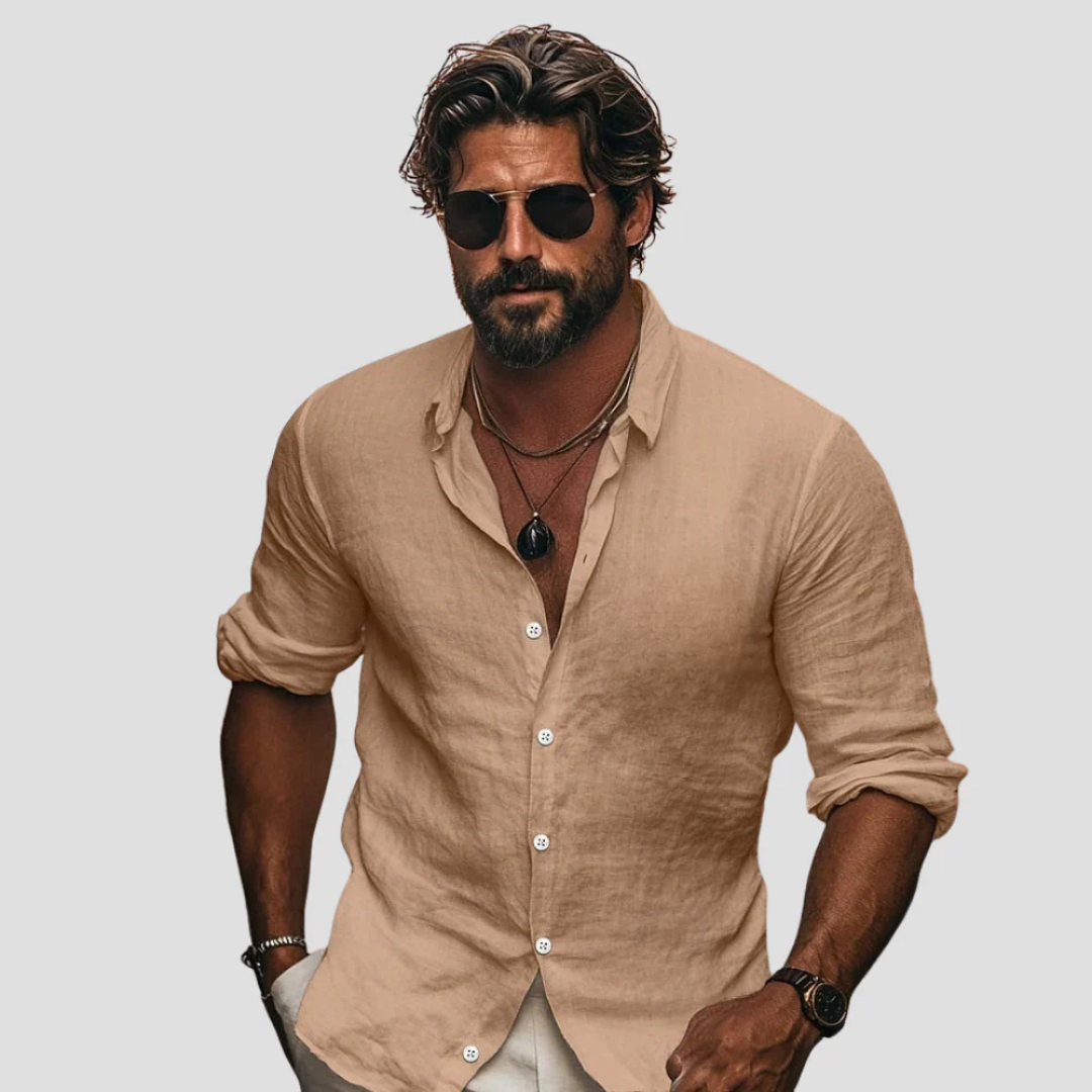 Rheolan | Men’s Linen Casual Shirt