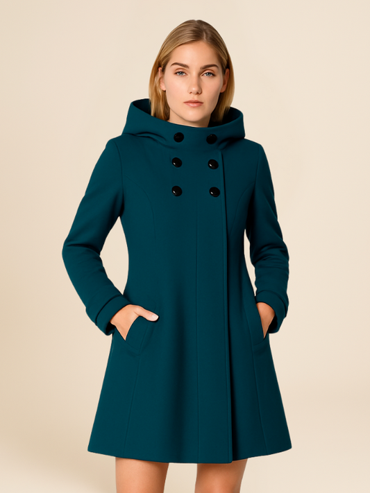 Anna | Women’s A-Line Hooded Coat