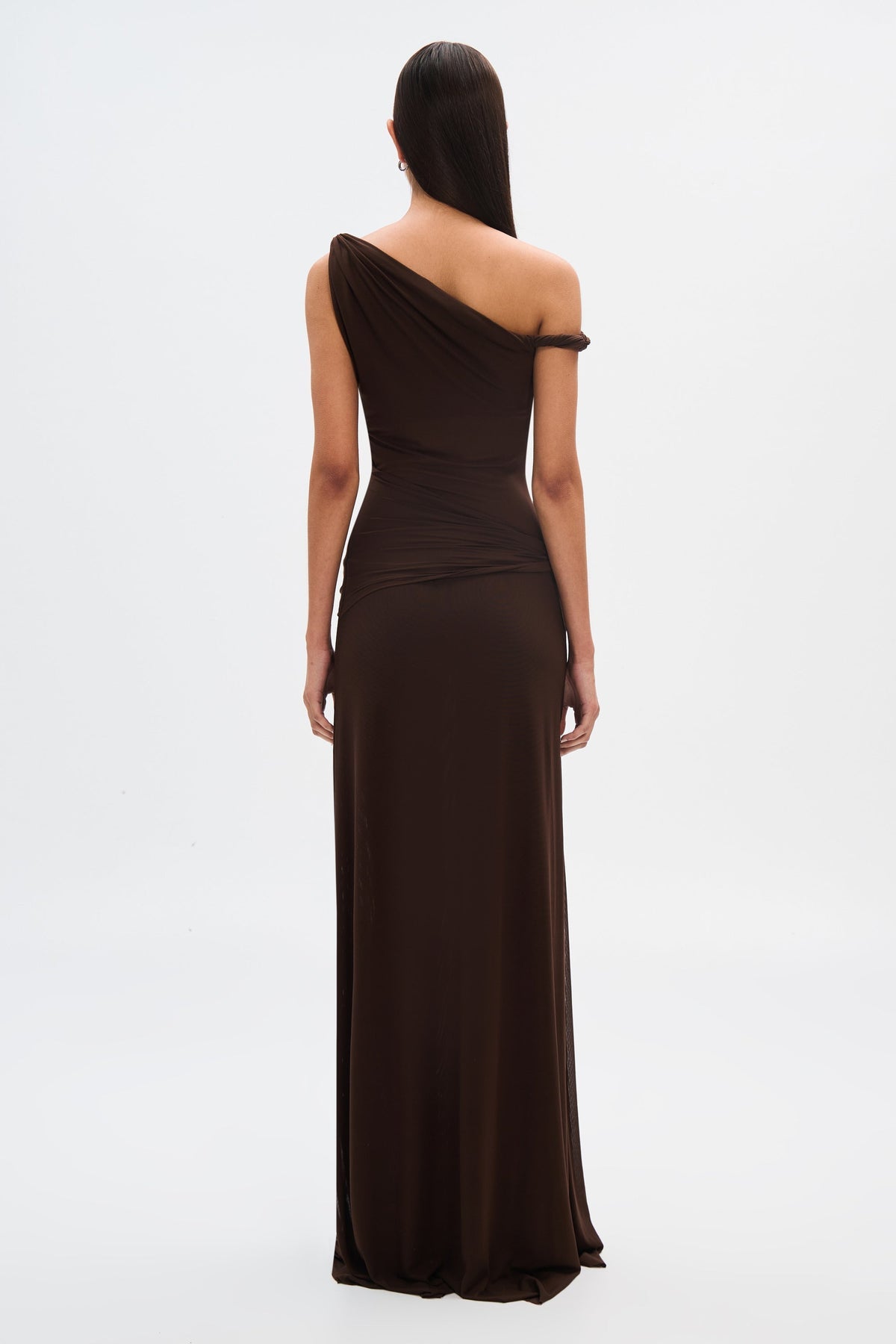 Lizzie | Women’s One-Shoulder Draped Maxi Dress